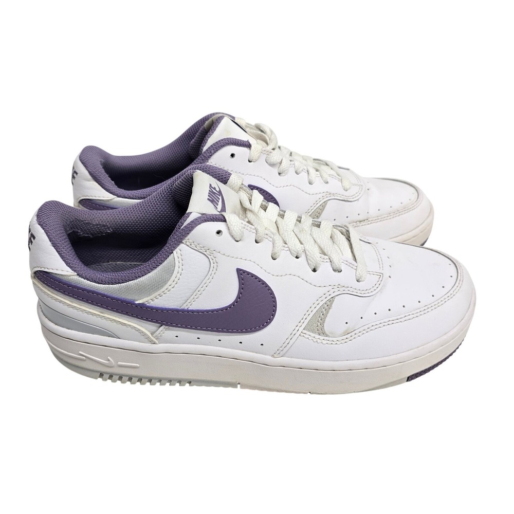Nike Gamma Force White Purple Lavender Low Top Sneakers Size 10